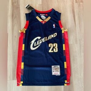 LeBron James Cleveland Cavs Basketball Jersey - Blue and Red